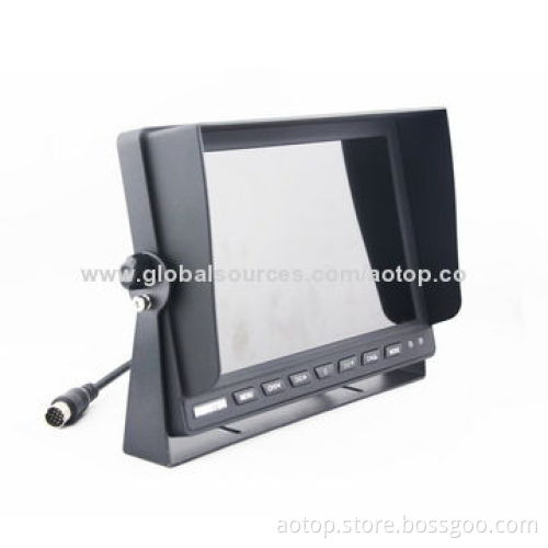 10.1-inch Car Rear-view Security Monitor with Remote Control, Multiple Languages, PAL&NTSC, OSD Menu